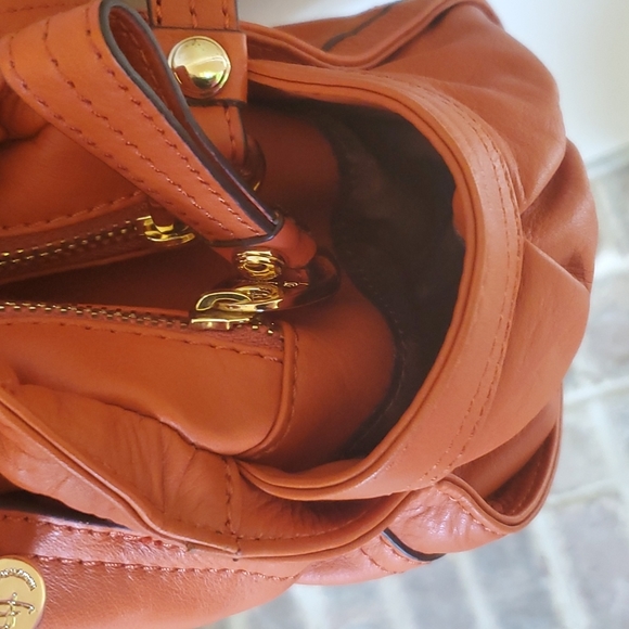 ❤️Last Chance !! B. Makowsky Genuine Leather Satchel Bag - Picture 17 of 17